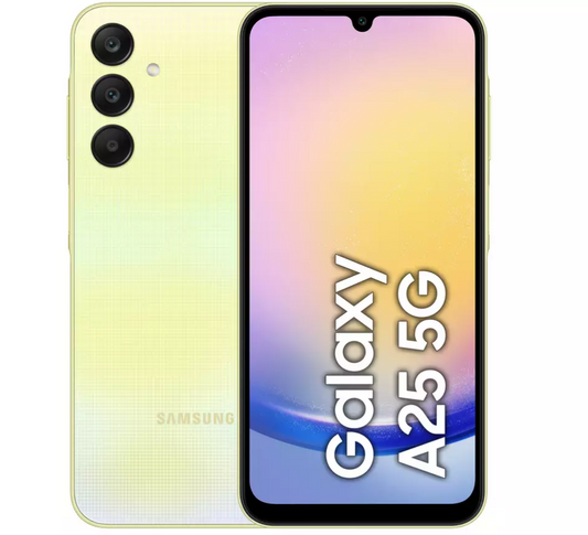 Samsung Galaxy A25 5G 128GB in Yellow Brand New Smartphone